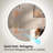 Round Led Bathroom Mirror with Lights, Vanity Mirror for Bathroom Wall Anti-Fog, 3 Colors Dimmable-1249595243