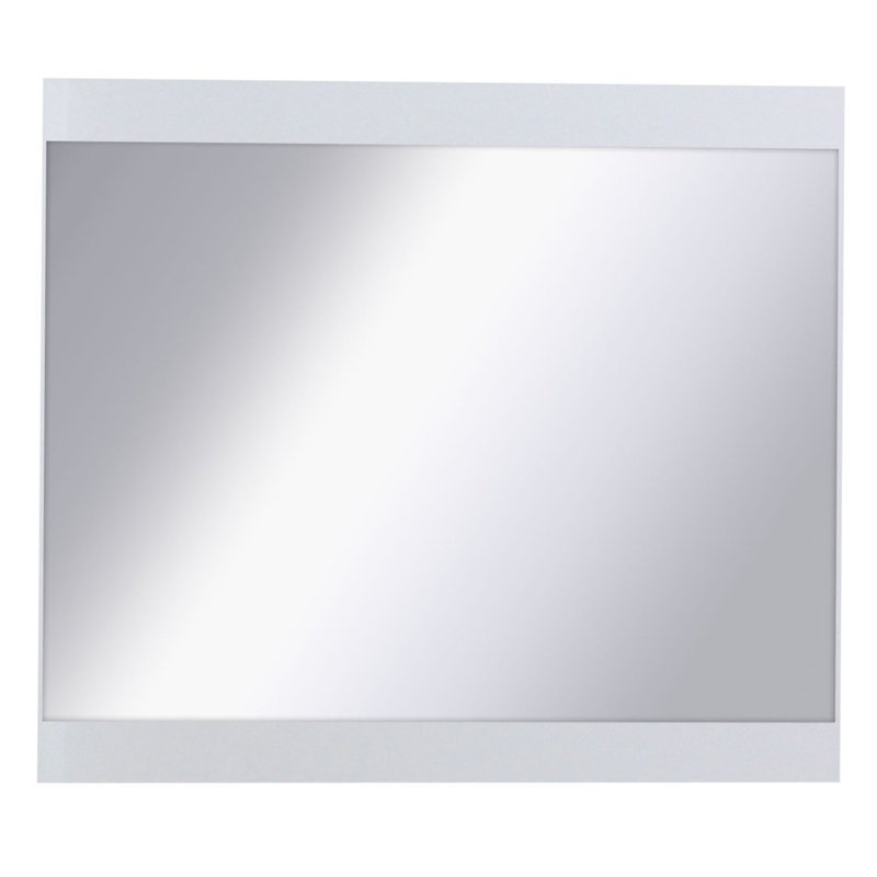 Dobby Wood Flat Wall Mirror