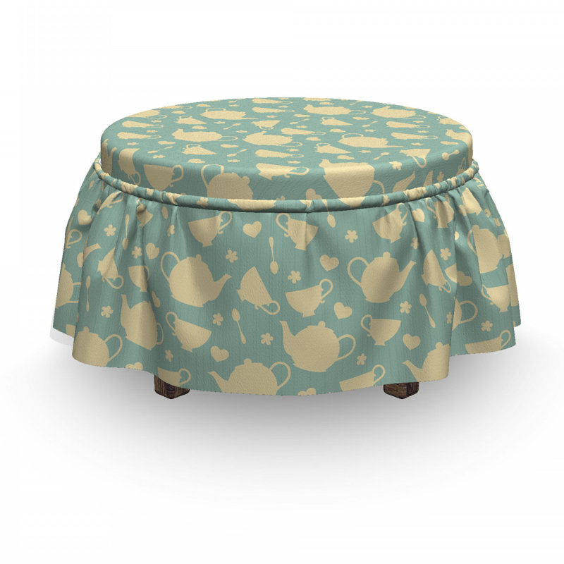 Box Cushion Ottoman Slipcover