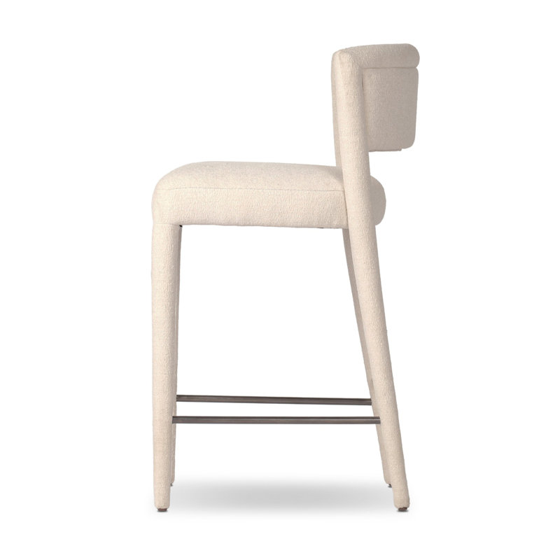 Beverly Stool-Crypton Wayfarer Snow-Bar, Crypton Wayfarer Snow, Counter Stool (27.5" Seat Height)