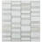 Initial Cuboid 11.82 in. x 11.82 in. Geometric Glossy Glass Mosaic Tile-40611752