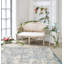 Tapis de zone ivoire floral Matias-1298229632