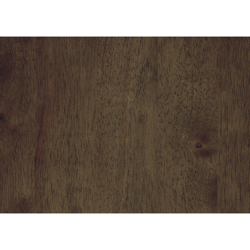 Ensemble de 2 tabourets de bar rotatifs ronds, similicuir brun, garniture cloutée, structure en bois massif | Idée de cadeau