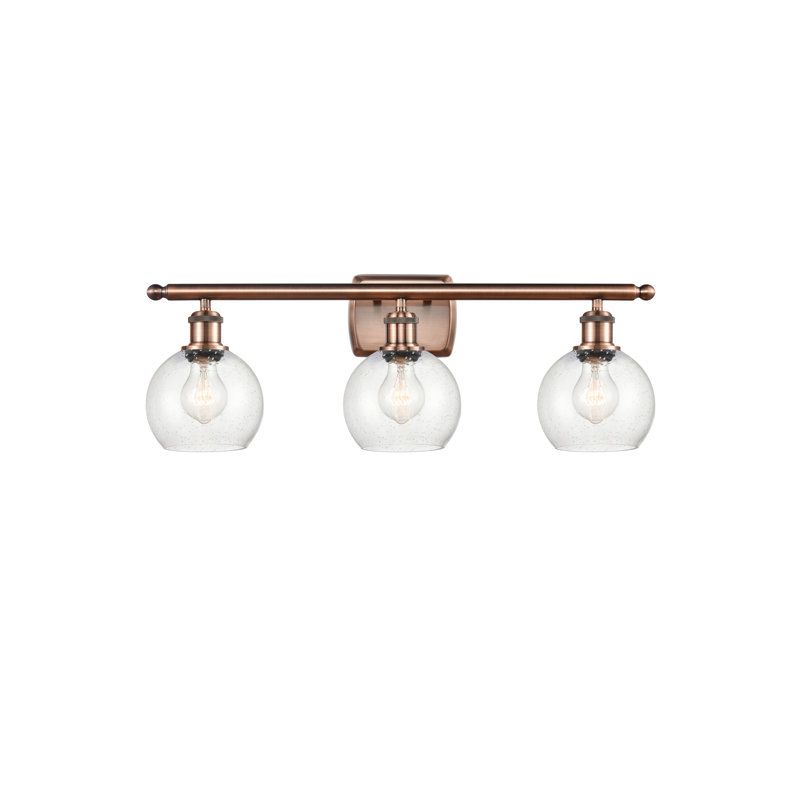 Cindi 3 - Light Vanity Light, Incandescent, Antique Copper