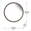 Round Wall Mounted Mirror Home Decor For Bathroom Living Room