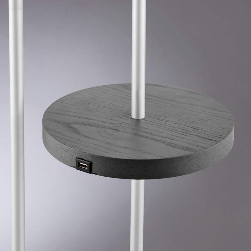 Wonda Floor Lamp, Silver
