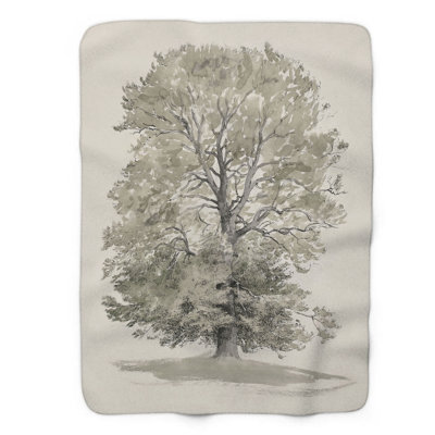 Timeless Rustic Scenes - 1 Piece Premium Sherpa Bl Throw Blanket