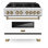 ZLINE Autograph Edition 36 in. 4.6 cu. ft. Legacy Dual Fuel Range with 6 Burner Gas Cooktop and Electric Convection Oven in Satin Stainless Steel with White Matte Door