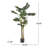 Fleeman Faux Monstera Tree in Pot-1985583071