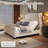 50.8" H Velvet Upholstered Adjustable Bed With Wingback Headboard & Deep Button Tufted-1170113790-1170113785