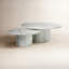 Stuart Marble Coffee Tables-White Calacatta Marble-1339497067
