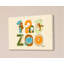 1,2,3 to the Zoo Character Art 123 Zoo - Painting on Canvas-1948914373