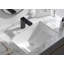 MEJE Bathroom Sink Faucet, Temperature Digital Display Faucet, Brass Lavatory Single Handle Faucet, Matte Grey & White Color-1767624357