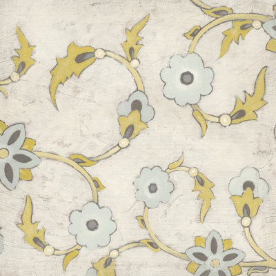 Spa Floral Fresco III - Wrapped Canvas Painting