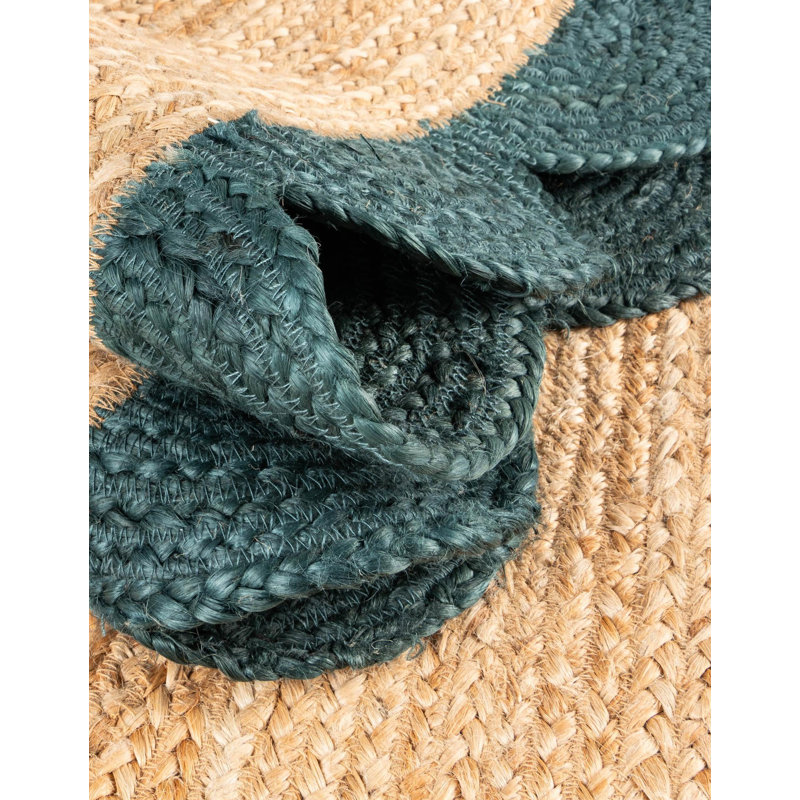 Cosner Hand Braided Area Rug, Runner 2' x 8'