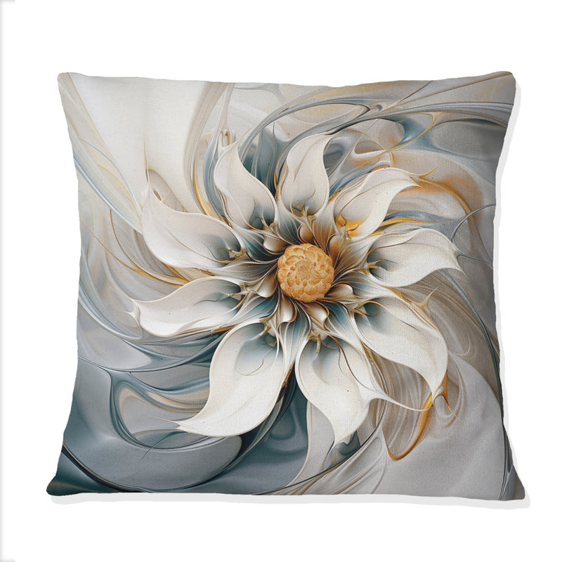 Coussin Electrifiant Vibrant Fact Flowers III - Abstract Botanicals