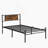 Metal Bed Frame With Headboard