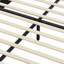 Structure de lit grand Boucle avec tête de lit à hauteur réglable, lit plateforme moderne avec tête de lit courbée, lit plateforme élégant en tissu bas Boucle, pas de sommier nécessaire, assemblage facile, blanc