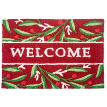 Festival Doormat, Winter Holiday Merry Christmas Doormat Outdoors/indoor  Floor Mats Rugs 40x60 Cm