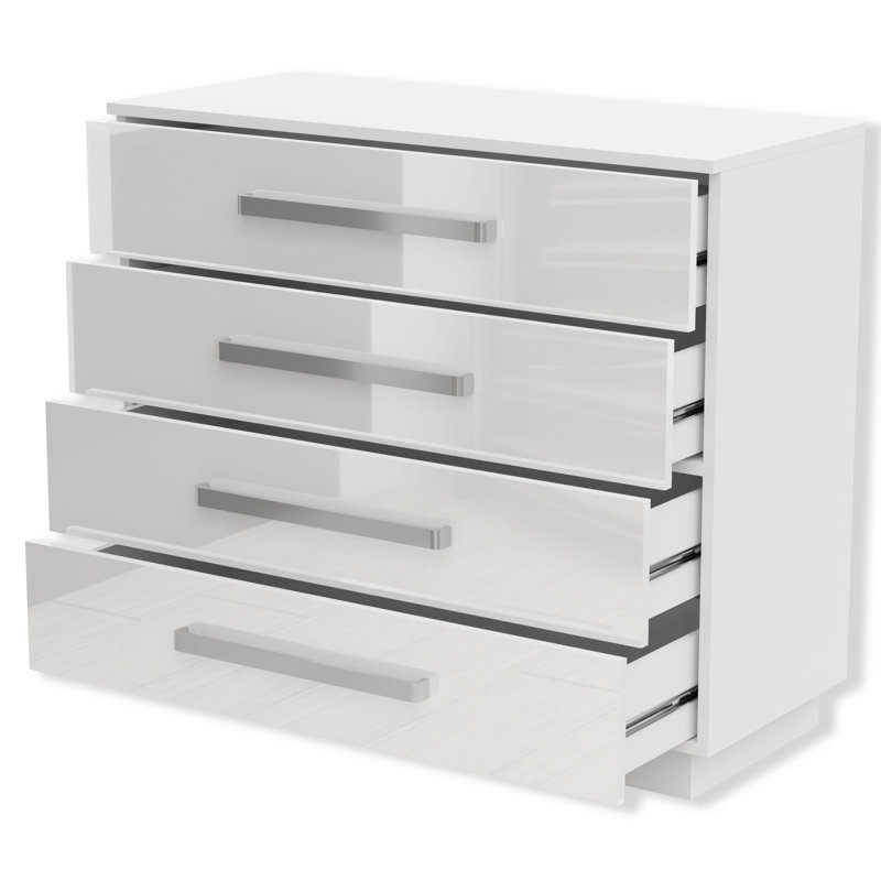 Varonique 95cm W 4 - Drawer Chest of Drawers
