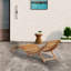 Liev Outdoor Acacia Wood Chaise Lounge-320582885