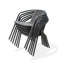 Anamara Stackable Outdoor Patio Dining Armchair