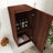 30" H Wall-Mounted Floating Bathroom Vanity Side Cabinet With A Door And A Shelf-1077775597