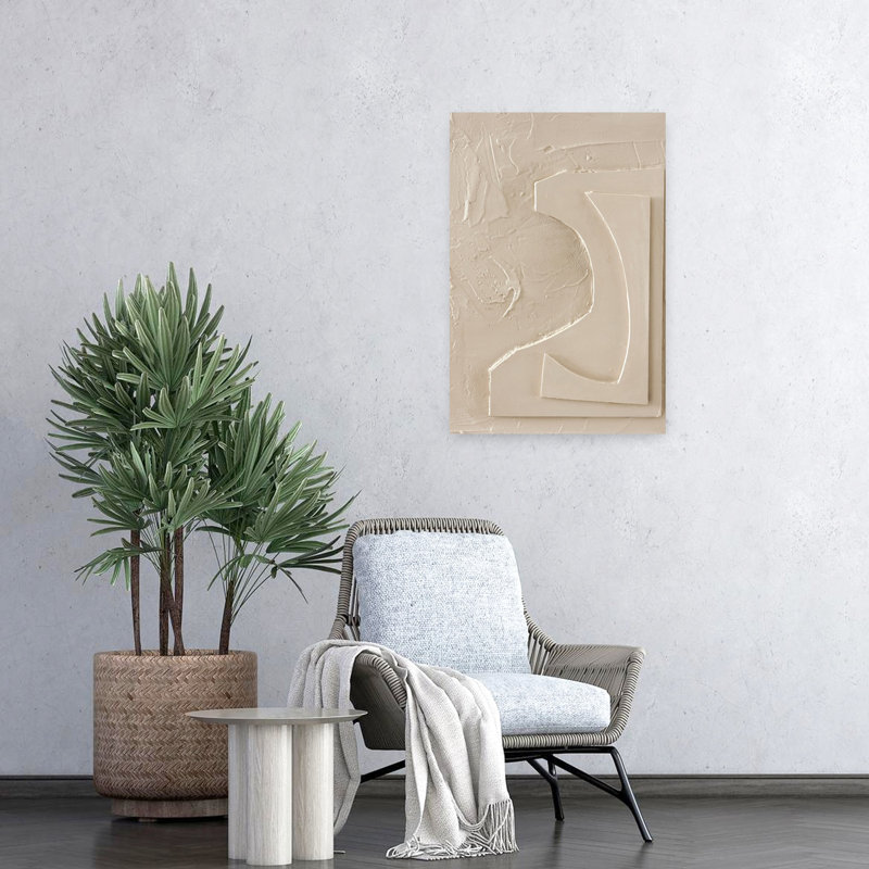 The Simple 1, minimaliste, art abstrait, H 24 po x l 16 po