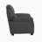 Mellitz 37.5" Modern Armchair with Textured Fabric, Pocket Coils, Faux Wood Legs-546751738