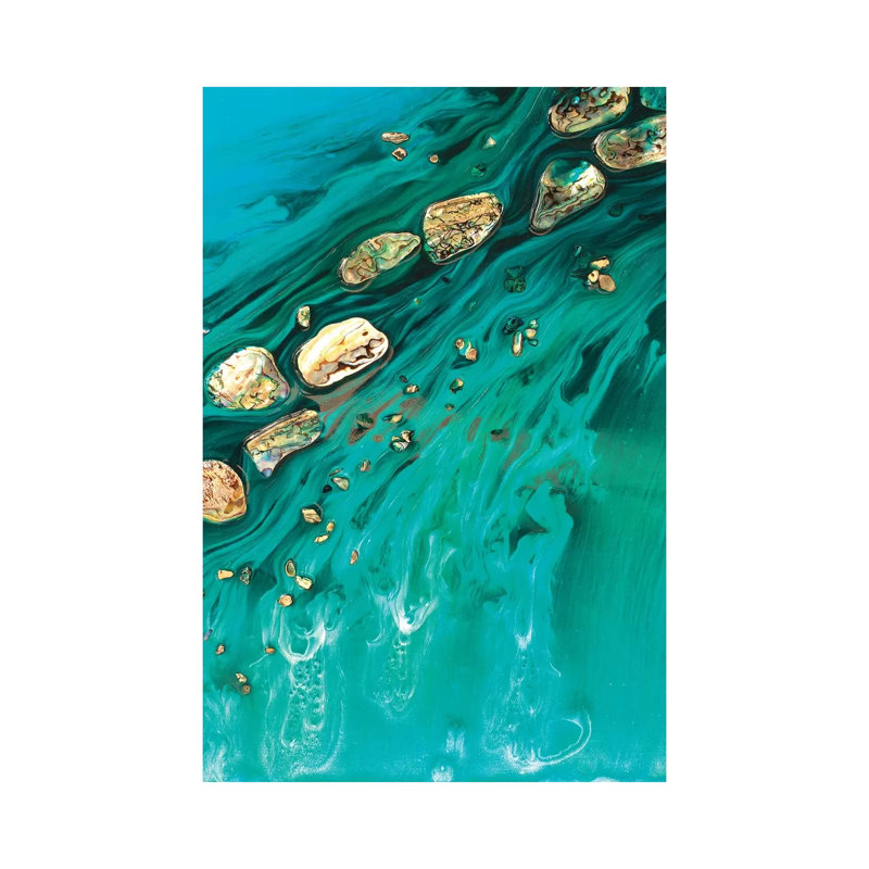 Rise Above Seashells by Antuanelle - Wrapped Canvas Print, 30.48 cm H x 45.72 cm W