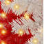 Arbre de Noël artificiel Candy Cane - 300 lumières DEL, 900 branches flexibles | Décoration de Noël créative