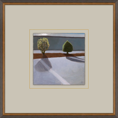 Parking Lot Shrubbery in Spring - Small