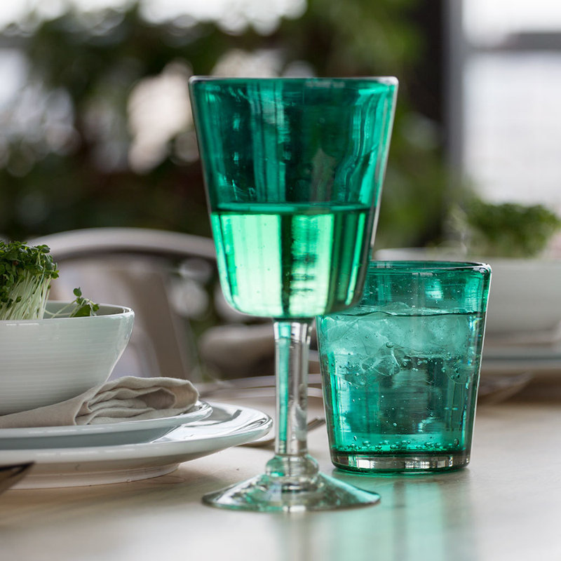 Platte 10oz. Handmade Drinking Glass Set