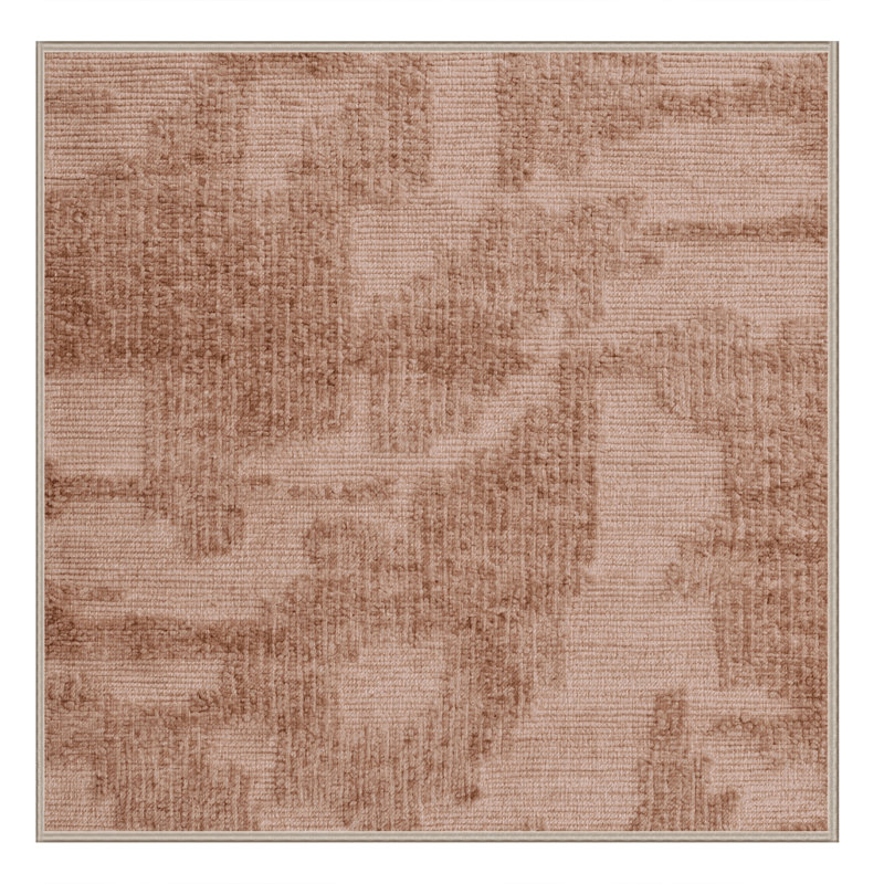 Tapis abstrait lavable à la machine, Carré 5 pi