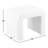 Solid + Manufactured Wood Accent Stool