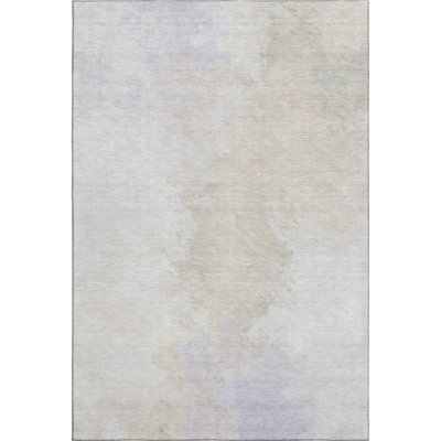 Premium Machine Washable Slesnick AMF1675 Abstract Rug