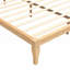 Mid-Century Bamboo Wood Platform Bed-412719431-412719428