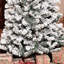 Sapin de Noël artificiel enneigé 7,5 pi. Avec branches réalistes, 350 lumières DEL et 641 branches-2140065127