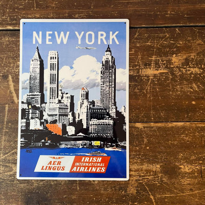 New York Travel - No Frame Print on Metal