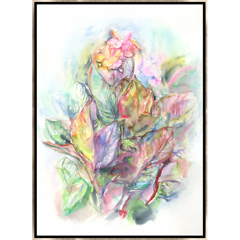 «Red Wine Canna Lily» par Maelani Blue, H 35,5 po x l 25,5 po