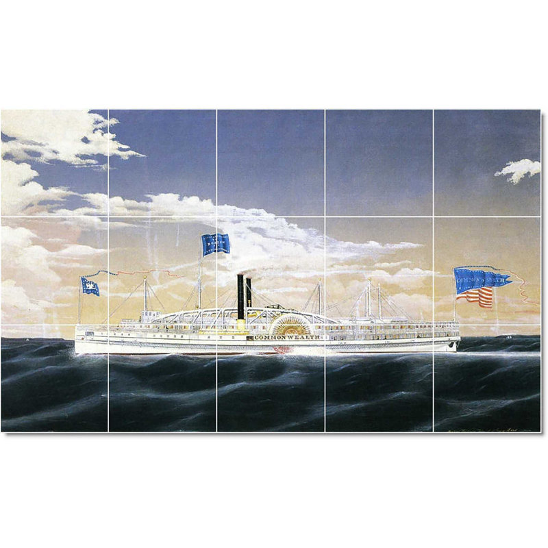 Carreau de peinture murale décorative en céramique 21,25 po x 12,75 po 4,25 po x 4,25 po
