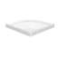 Receveur de douche Marquette 4 po x 32 po x 32 po à double seuil et coin arrondi, avec bonde centrale, blanc brillant-135427434