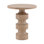 Taryn Reclaimed Pine Wood End Table, Light Warm Wash