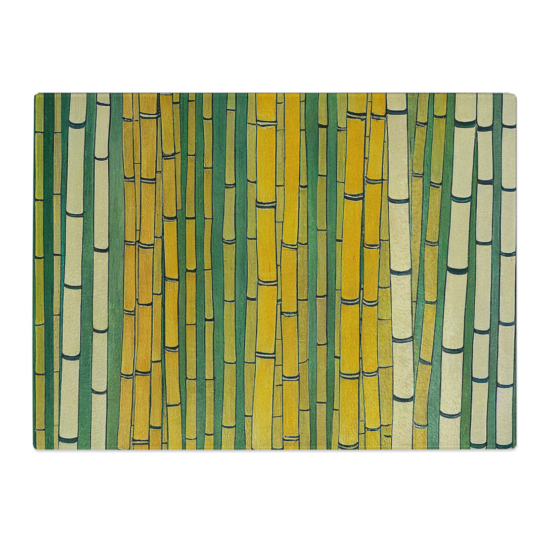 Royal Bamboo Forest  Glass Chopping Board