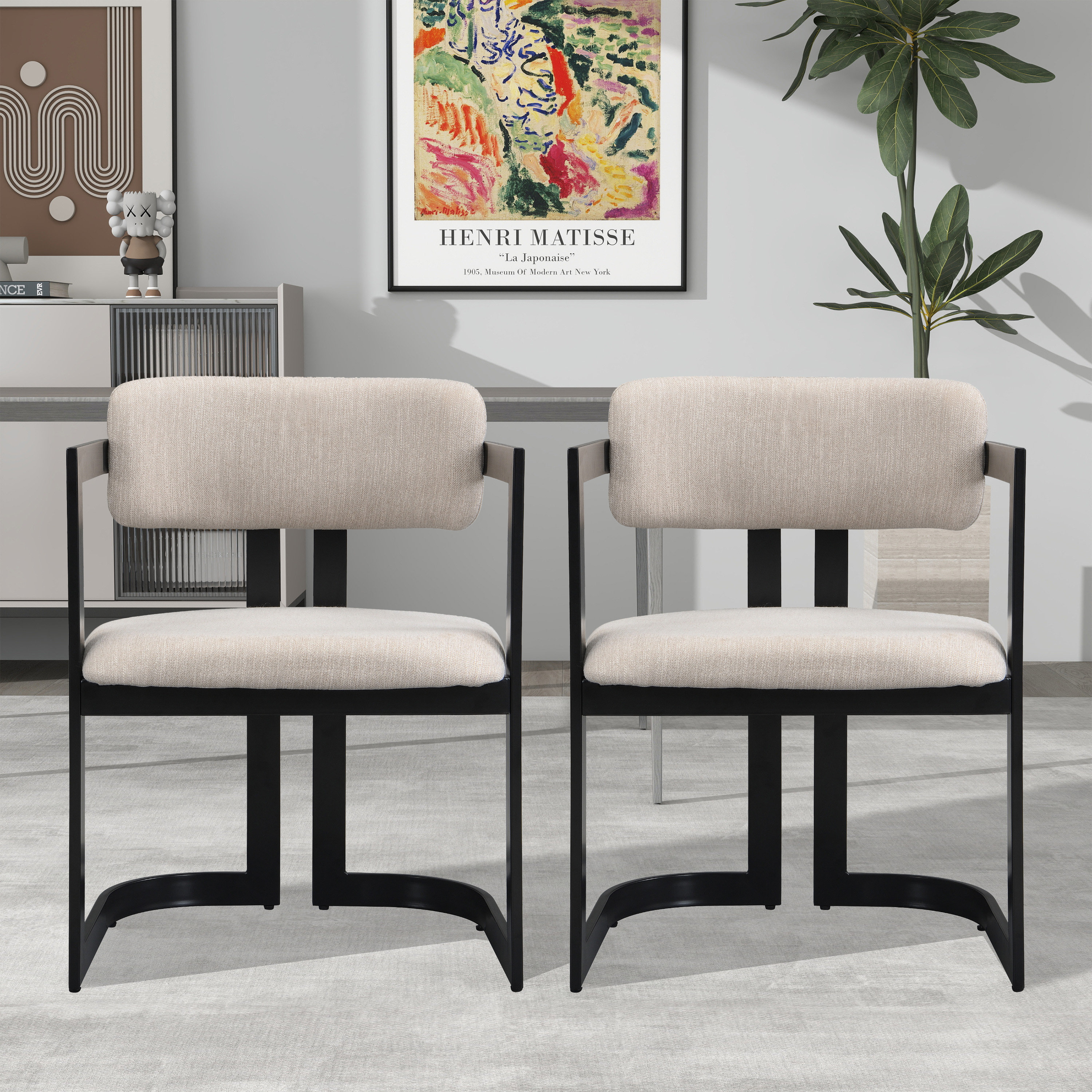 Latitude Run® Upholstered Dining Chairs Set Of 2 - Wayfair Canada
