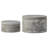 Hazleton Round Decorative Cement Storage with Lids