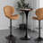 Bar Stools Set of 2 Modern Swivel Bar Chairs, Barstools Counter Height with High Backrest, Easy 3-5 Minute Assembly for Bar, Kitchen, Dining Room-1899866513-1899866518