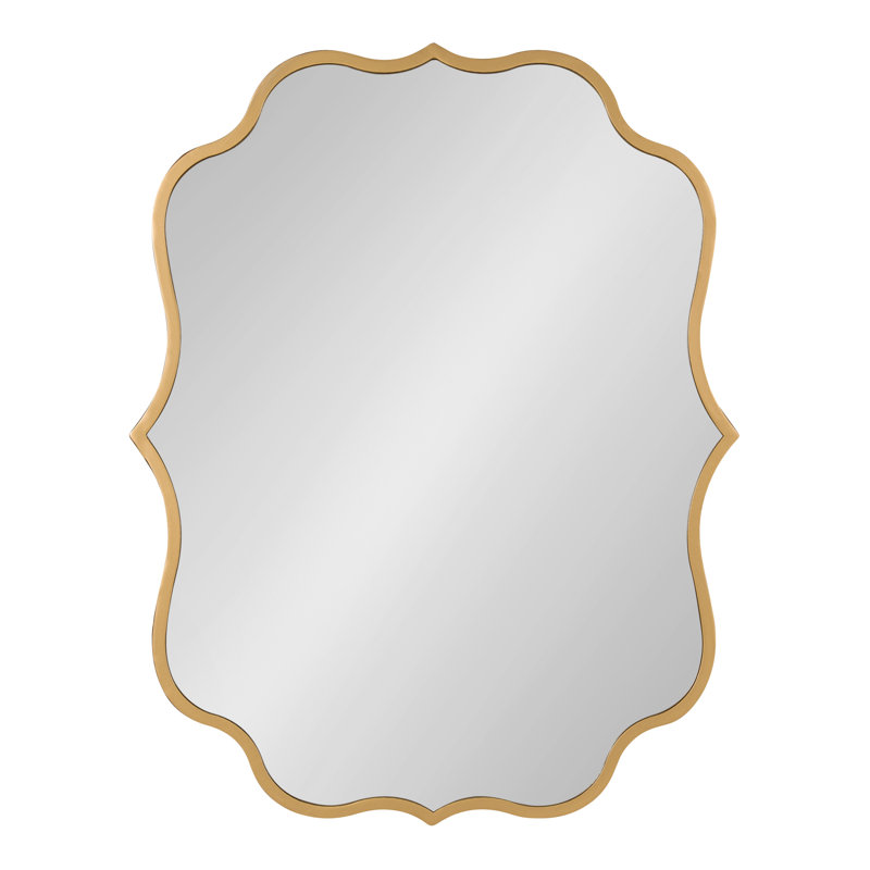 Emzley Metal Mirror, 30.25" x 24", Gold