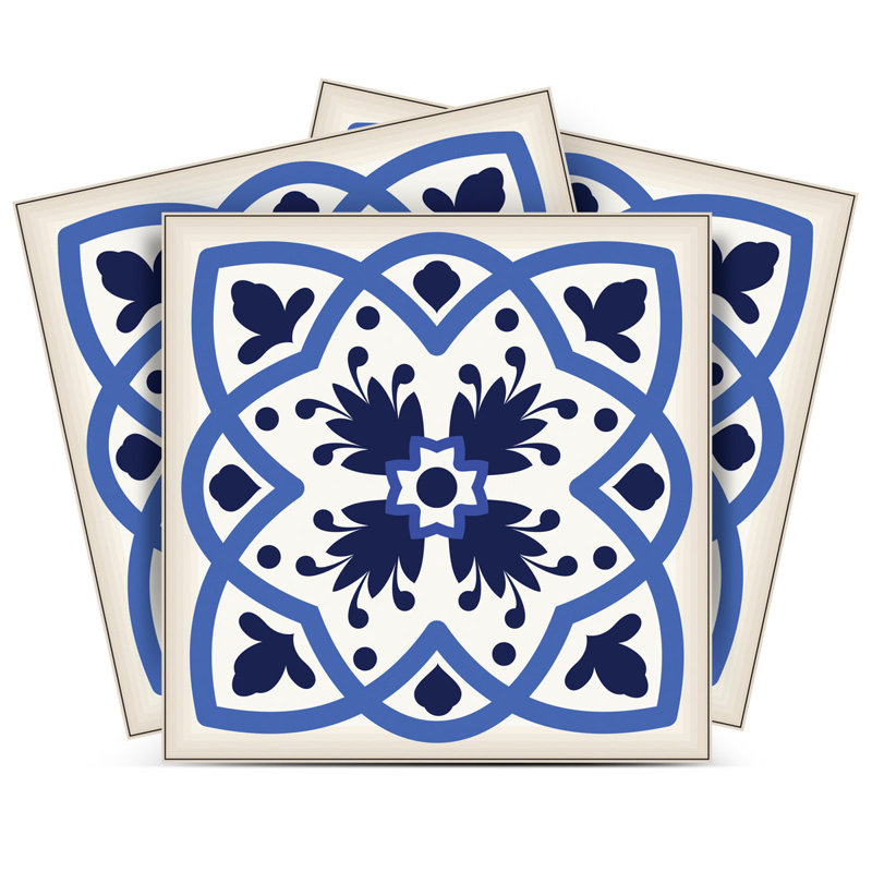 5'' W x 5'' L Vinyl Peel and Stick Mosaic Tile