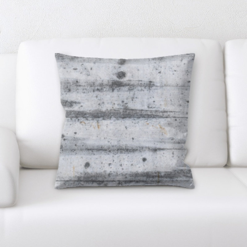 Gossett Faux Leather Throw Pillow